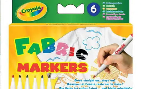 Crayola – 6 Stoffmarker