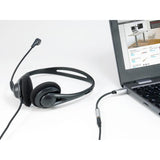 Equip 133474 USB-C-auf-3,5-mm-Audio-DAC-Adapter, USB-C, 3,5 mm, männlich weiblich, 0,15 m, schwarz, silber