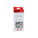 Equip 133474 USB-C-auf-3,5-mm-Audio-DAC-Adapter, USB-C, 3,5 mm, männlich weiblich, 0,15 m, schwarz, silber