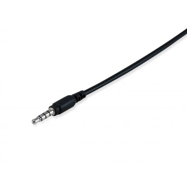 Equip 245302 Chat-Headset, 3,5 mm, Kopfbügel, Anrufe, Musik, binaural, drehbar, schwarz