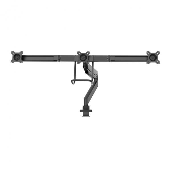 Neomounts NM -D775DX3BLACH FLAT Screen Desk Mount, 17 -24, 6 kg, 100x100 mm, Clamp Bolt,