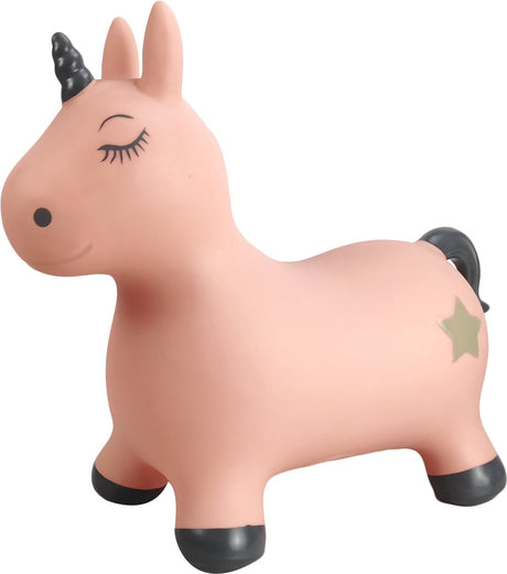 Finden Sie das springende Nilpferd – Einhorn Luna – inklusive Pumpe – Motorik und Fantasiespiel – 2+