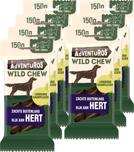 Adventuros Wild Kausnack klein - Hundesnacks - Hirsch - 7 x 150 g