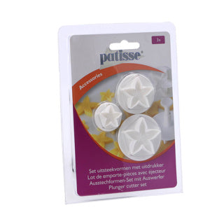 Patisse Ausstechformen-Set mit Ausstecher 3-teilig | 4 Stück