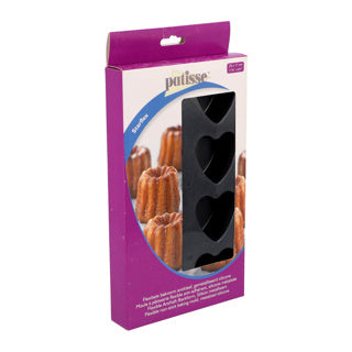 Patisse Starflex Mini Herzform 8 Fächer 29 x 17 cm | 2 Stk