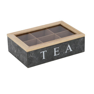 Daily Home Teebox 6 Fächer | 4 Stück