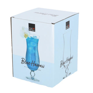 Royal Leerdam blaues Hawaii-Glas-Set 4 | 4 Stück