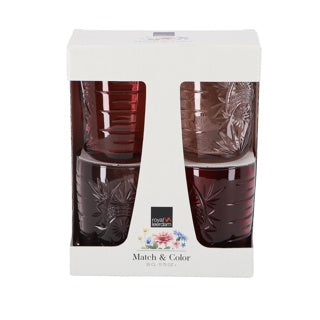 Royal Leerdam Match Color Pink Set 4 | 6 Stück