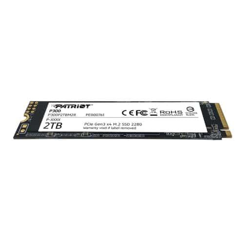 Patriot p300p2tbm28 p300 SSD, 2 TB, M.2 2280, PCIe 3x4, NAND, HMB-Cache, 2100 1650 MB/s, 290.000 IOPS