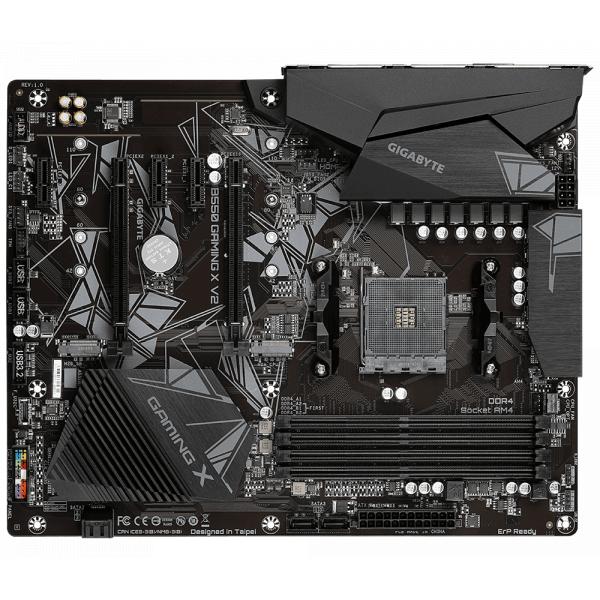 Gigabyte B550 Gaming X V2, ATX, AMD Ryzen, AM4, 4x DDR4, 3200 MHz, M.2, 100 GBE, U/min