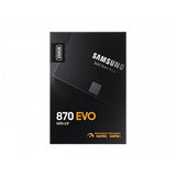 Samsung mz-77e1t0b 870 evo SSD, 1 TB, 2,5, SATA3, 6 Gbit/s, 3D V-NAND, 560 550 MB s, 512 MB DDR4