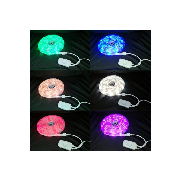 Woox r5093 intelligenter LED-Streifen, 5 m, 1000 lm, Vollfarb-RGB + Warmweiß 1000