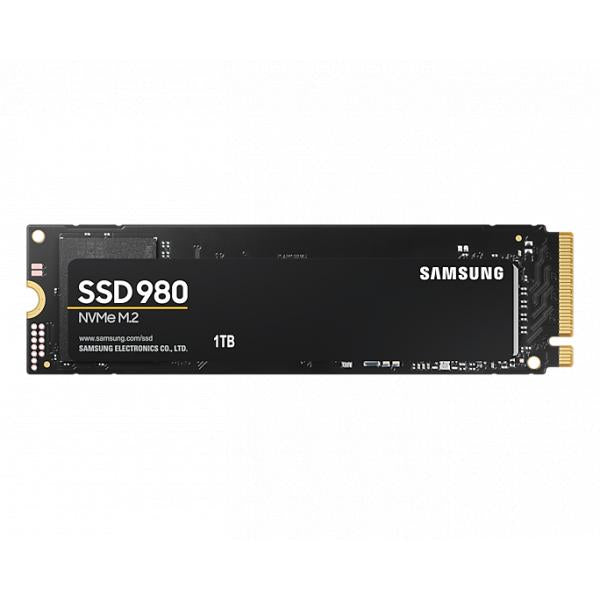 Samsung mz-v8v1t0bw 980 SSD, 1 TB, NVMe M.2, PCLE 3.0, 3500 3000 MB s, 480.000 500.000 IOPS