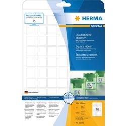 Herma 10105 Druckeretikett, weißes selbstklebendes Druckeretikett