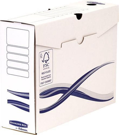 Bankers Box Archivbox Basic – 100 mm – A4 – 10 Stück – FSC-zertifiziert