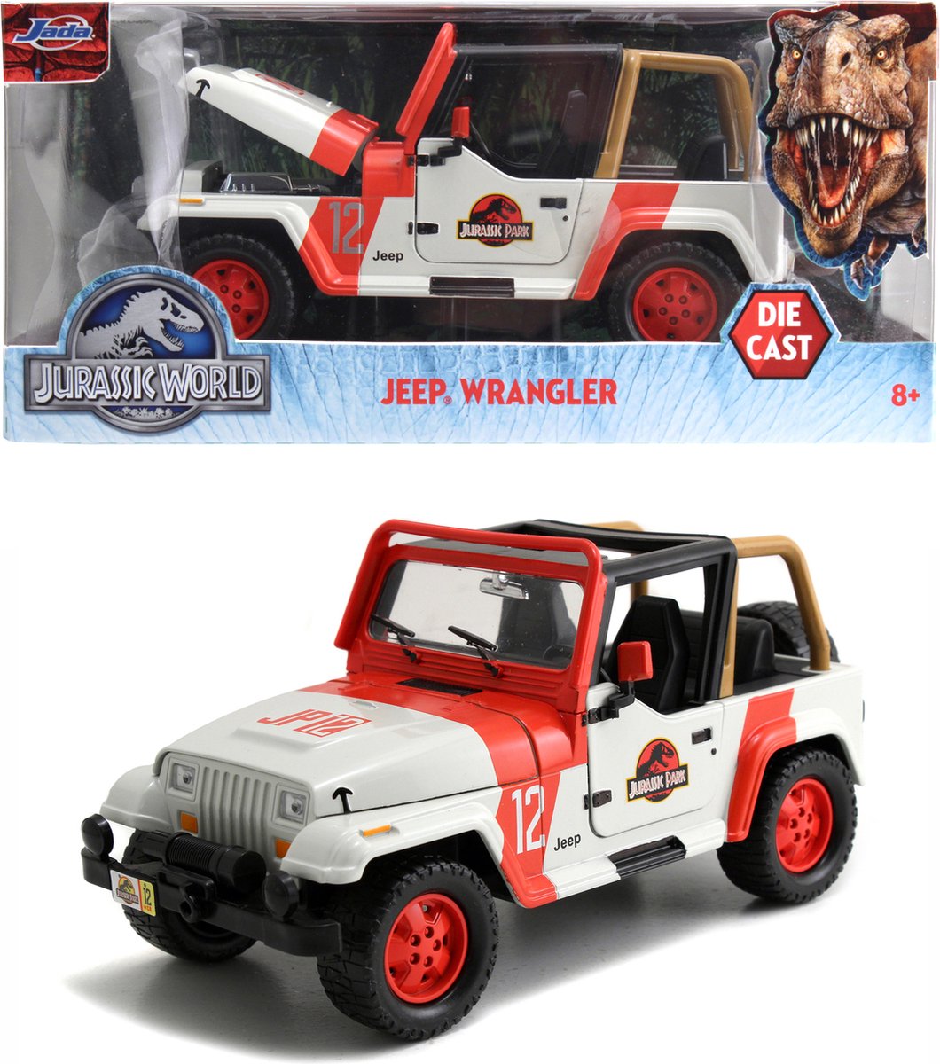 Jada Toys Jada Die Besetzung Jurassic World 1992 Jeep Wrangler 1:24