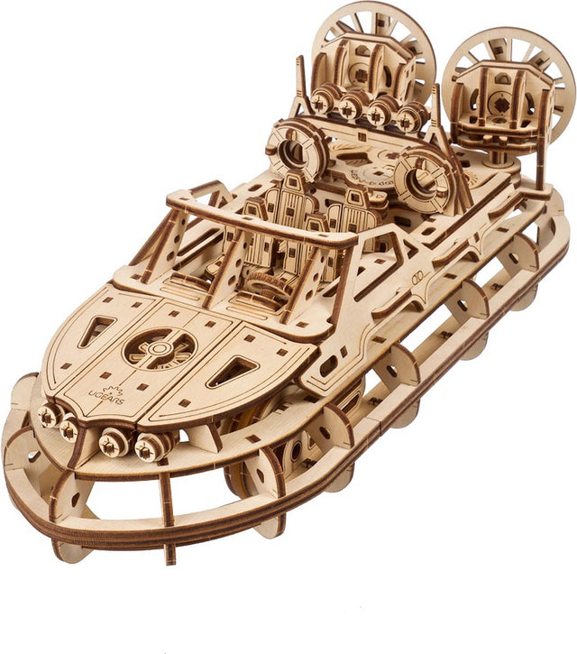 Ugears Holzmodellbausatz – Rettungs-Luftkissenfahrzeug