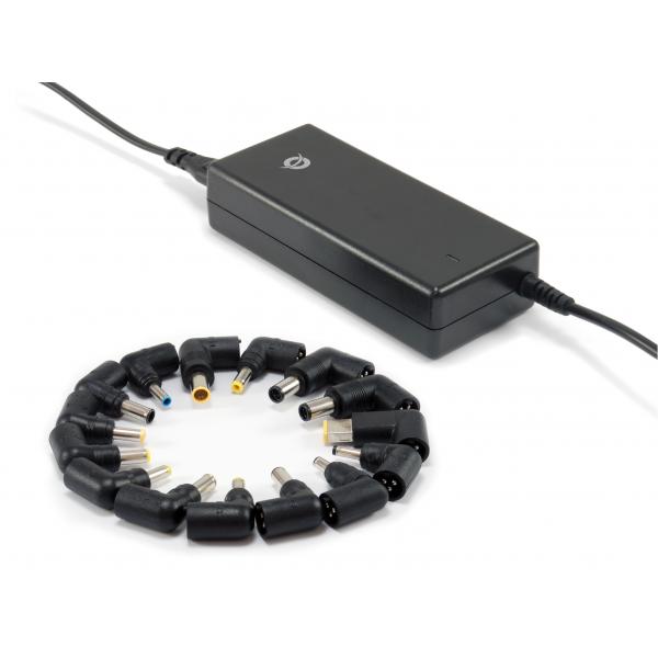 Conceptronic cnb90t15 Universal-Notebook-Ladegerät 90 W inkl. Netzteil 15 Ladetipps, Notebook, Indoor, 90 W,