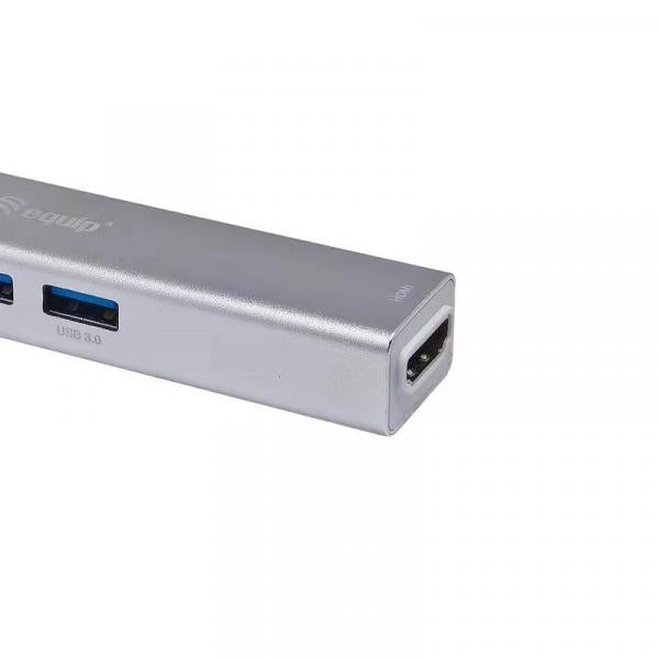 Ausgestattet mit dem 133480USB-C 5-in-1-Multifunktionsadapter