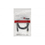 Equip 128886 USB 2.0 Typ-C auf A, mm, USB 2.0, 480 Mbit/s, 3 m, schwarz
