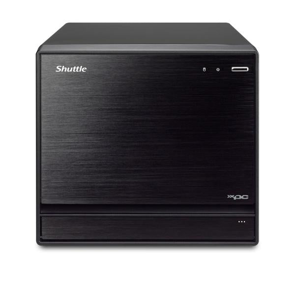 Shuttle SH570R8 Black XPC Slim Cube PC Barebone, 13L Größe, LGA1200, 4x DDR4, Dimm, Wi-Fi 5, 500 W