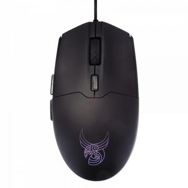 L33t Gaming 160398 Hofud kabelgebundene RGB-Gaming-Maus, 6 Tasten, 3200 dpi, USB