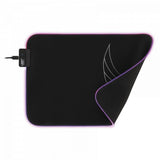 L33T Gaming 160405 Karlvagn RGB-Gaming-Mauspad, mittelgroß, schnelle Oberfläche. 355 x 255 x 3 mm, schwarz