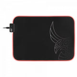 L33T Gaming 160405 Karlvagn RGB-Gaming-Mauspad, mittelgroß, schnelle Oberfläche. 355 x 255 x 3 mm, schwarz