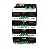 L33t Gaming 160531 3-Zoll-Gummirollen, grün, 5 Stück