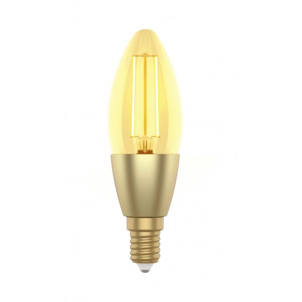 Woox R5141 Smart Candle C37-Filament-LED-Glühbirne, WLAN, E14, 4,9 W, 470 lm, warmweiß 2700 K
