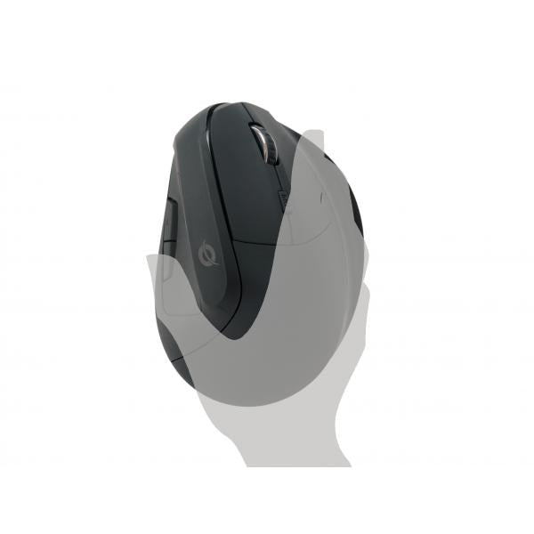 Conceptronic lorcan03b Lorcan Ergo 6-Tasten ergonomische Bluetooth-Maus, Bluetooth, optisch, 1600 dpi