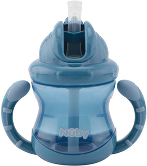 Nûby nuby flip-it drinkbeker - 240 ml - blauw