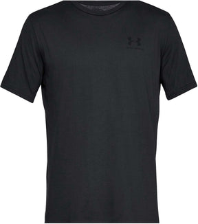 Under armour ua m sportstyle lc ss-blk heren sportshirt - zwart xxl