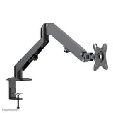 Neomounts DS70-700BL1 Gasfeder Schreibtischhalterung, Klemme Grommet, 17 - 27 Zoll, Schwarz