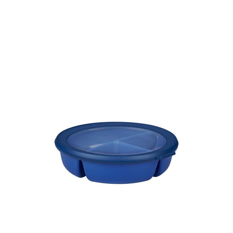 Mepal Bento-Schüssel Cirqula 3-Fächer250+250+500ml leuchtend blau