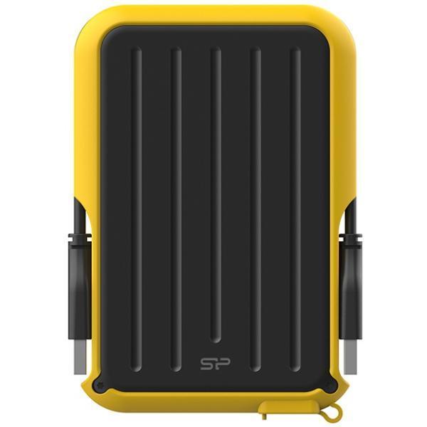 Silicon Power sp040tbphd66ls3y Armor A66 tragbare Festplatte, 4 TB, USB3.2 Gen 1, gelb, Zertifikat