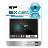 Silicon Power SP128GBSS3A55S25 Ace A55 SSD, 128 GB, 7 mm, 2,5 Zoll, SATA3, 3D NAND, SLC-Cache