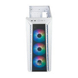 Cooler Master MB520-WGNN-S00 Masterbox 520 Mesh weiß, ATX, Midi, durchgehendes transparentes Fenster