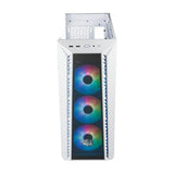 Cooler Master MB520-WGNN-S01 Masterbox 520 weiß, ATX, Midi-Tower, durchgehendes transparentes Fenster