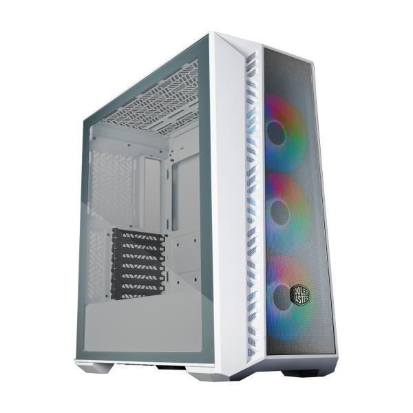 Cooler Master MB520-WGNN-S01 Masterbox 520 weiß, ATX, Midi-Tower, durchgehendes transparentes Fenster