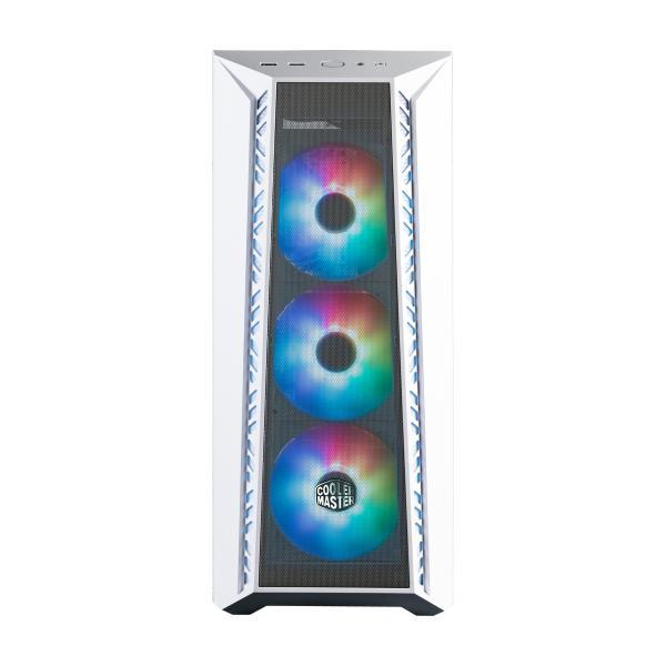 Cooler Master MB520-WGNN-S01 Masterbox 520 weiß, ATX, Midi-Tower, durchgehendes transparentes Fenster