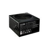 Cooler Master MPE-5501-ACABW-BEU MWE 550 Bronze-V2 – 230 V, 120 mm, 85 %, 2 x PCIe, schwarz