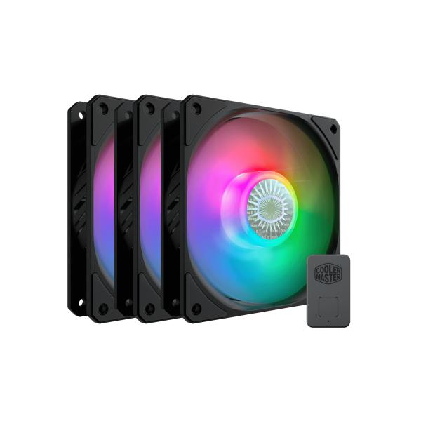 Cooler Master mfx-b2dn-183pa-r1 Sichelflow 120 ArGB 3 in 1, 3 x 120 mm, 650–1800 U/min, 8–27 dBA