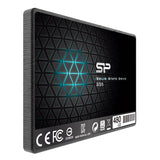 Silicon Power sp480gbss3s55s25 Slim S55 SSD, 480 GB, 2,5, SATA3, 6 Gbit/s, SLC, 560 500 MB/s, blau