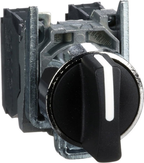 Schneider Electric XB4BD53 Harmony XB4BD53 Wahlknopf Drehschalter Schwarz 3 x + - 45° Drehauslösung 1 Stück