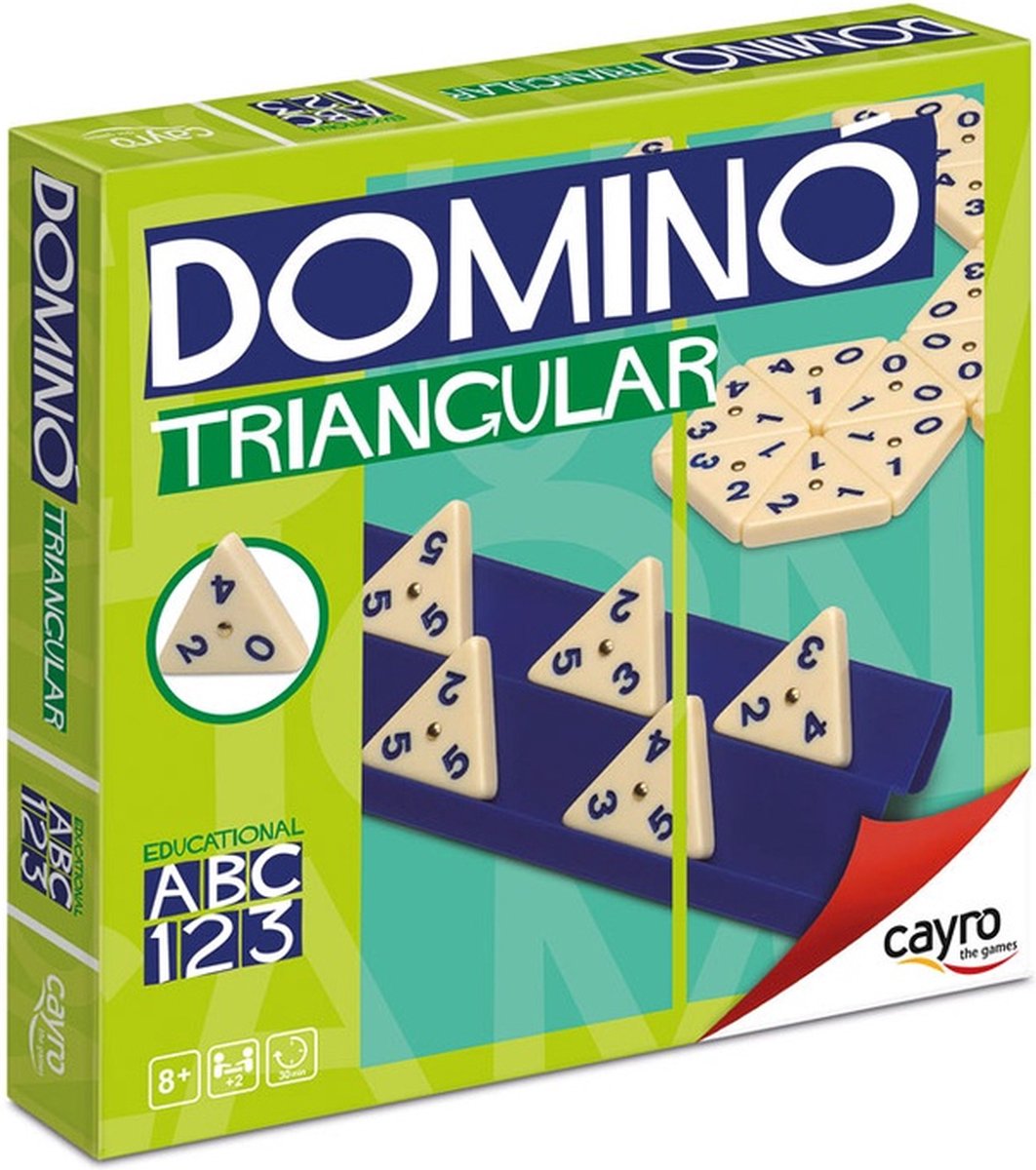 Geronimo games cayro - triangular domino - dominospel - 2-4 spelers - geschikt vanaf 8 jaar