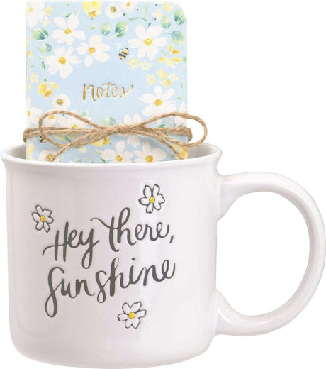 Kangaro Eccolo GIF-Set – Tasse 580 ml und Notizbuch – Hey there Sunshine – ec-hc102a
