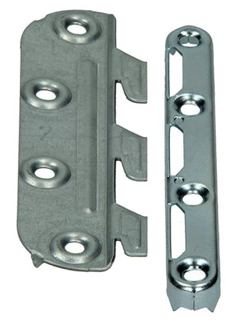 Mack 1013463 - set van 4 ledikanthaken blank 135mm | 5 stuks