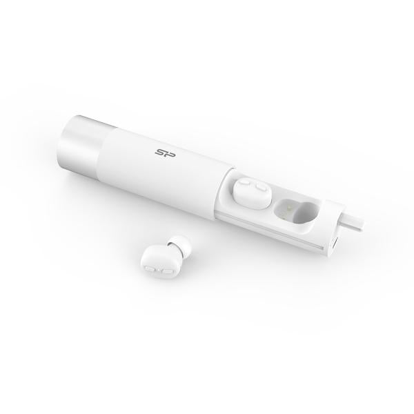 Silicon Power sp5mwasybp81bt0w Blast Plug BP81 Headset, kabelloses Bluetooth 5.0, Anrufe und Musik, weiß