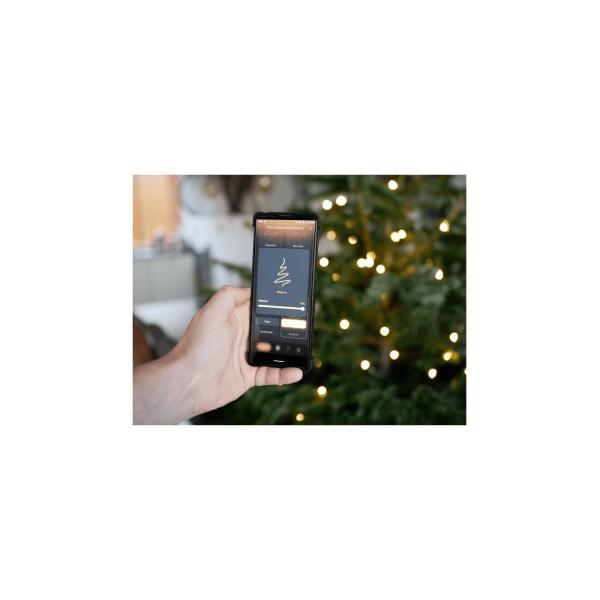Woox R5170 intelligente Weihnachtsbeleuchtung WLAN 40 Meter, 400 LEDs, 230 Lumen, warmweiß mit Dimmung und Ton